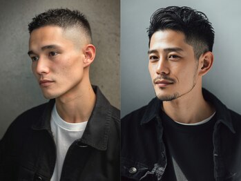 インブルーム(In Bloom)の写真/【上通り/OPEN記念★】メンズカット+眉毛カット+シャンプー+ヘアセット￥4,000◆シェービングで清潔感UP◎