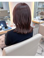 エレノア 渋谷公園通り店(Eleanor)&nbsp;【中澤】ピンクブラウン/ピンクベージュ/外はねミディアム