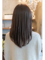 クレオメ 田町店(Cleome)&nbsp;グランマッシュ前髪艶髪斜めシースルーバング美髪イメチェン暗髪
