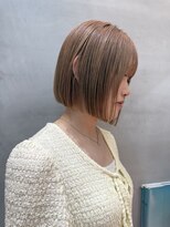 ロンドポレール 北千住(Lond polaire)&nbsp;ダークアッシュブラウンミディアムレイヤー韓国巻き顔周りカット