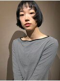 20代30代ハンサムショート◎ミニボブ×前下がり小顔ヘア