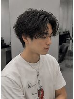 ニュイメン 茨木店(nui MEN)&nbsp;ハッシュカット/グレージュ/デザインカラー/茨木