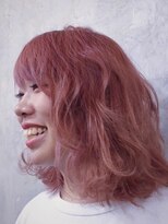 サル(saru) pink hair
