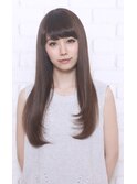 ナチュラルロングストレート