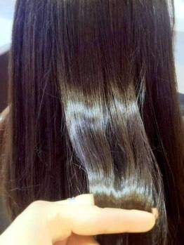 ヘアサロンシルク(Hair Salon Silk)の写真/コスパ◎【ハリ艶カラー+炭酸泉】で残留も取り除きすっきり爽快♪ダメージレスで健康な髪と頭皮へ導きます