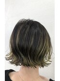 切りっぱなしボブ
