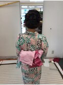 ショートヘアセット＋ゆかた