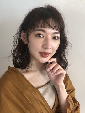 ヴェイン(VEIN) 大人かわいい/フリンジウェーブ/ココアブラウン/ミディ