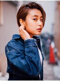 大人アプリコットショートボブ【岡山】【倉敷】【玉島】