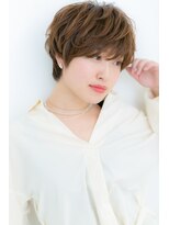 モッズヘア 上尾西口店(mod's hair)&nbsp;ルーズな無造作束感ハンサムショートマッシュY上尾20代30代40代