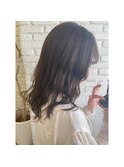 グレージュカラー透明感カラー