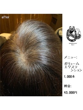 エクステンション キュー(extension Q) ボリュームエクステンション　1,000本