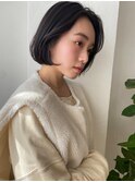 【CURACION STYLE】センターパートボブ
