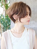 ロビー 表参道(ROBBY) ニュアンスパーマショート／小顔効果／表参道／30代40代50代