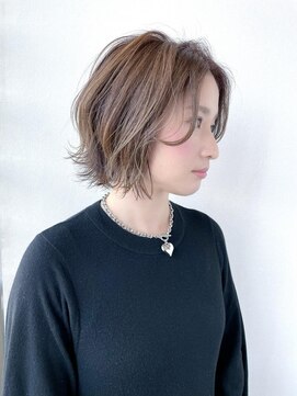 トータルビューティーハウス フラップ ミチ 野田店(total beauty house flap MICHI) 【flap MICHI島田和也】軽め外ハネボブ