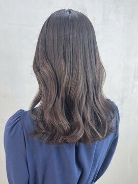 アルバム 銀座(ALBUM GINZA) アッシュグレー_セクションカラーペールベージュ_ba392851