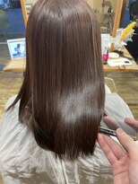 ラミール 学園店(lamiell)&nbsp;ミディアム/ロング/髪質改善/ピンクベージュ/酸熱トリートメント