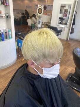 ループ ヘアー(LOOPhair) ブリーチからの黒染め