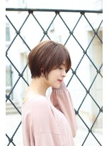 小顔/ひし形/クビレ/丸み/ボブ/20代/30/代/40代/大人ショート