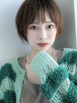 マカロン 福島店(MACARON)&nbsp;黒髪/グレーベージュ/レイヤーロング/前髪パーマ/福島1