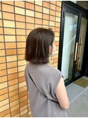 耳かけアッシュグレージュ