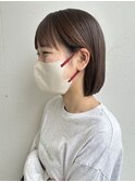 タイトなぷつっとボブ