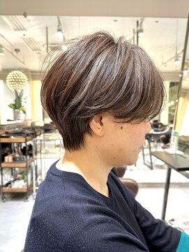 ラボー ノースプラザ店(LA'BO) 【LA'BO三浦】ハイライト/アッシュ/ショート/30代/40代/50代