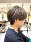 【LA'BO三浦】ハイライト/アッシュ/ショート/30代/40代/50代