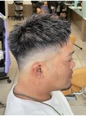 ハイフェード×ホワイトメッシュ