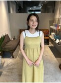 切りっぱなしボブ