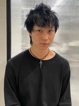 シティ(sity.) ハイレイヤーショートウルフ メンズカット ダークアッシュ