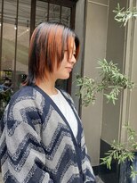 スノッブリコ(snob rico)&nbsp;ローライトカラー　オレンジハイライト