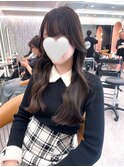 ニュアンスカラー/ウェーブヘア/ツヤ髪スタイル/韓国ヘア 錦糸町