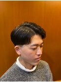 ツーブロック ナチュラル ショート