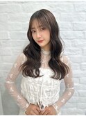 前髪顔まわり韓国ヘアレイヤーカットサイドバンク2wayバンク韓国