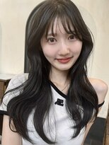 MINX川上春香　韓国ヘア　ウェーブ巻き