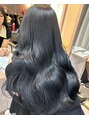ラビス(Lovis) 艶々なブルーブラック!大宮,ヘアセット,韓国,透明感カラー