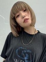 ウェイビーズ(WAVY'S)&nbsp;xブリーチ/イメチェン/ホワイトブロンド/外ハネボブ/美髪/