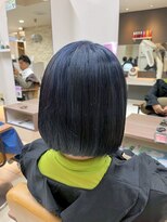 ミューク ハッピーヘアライフ 寺田町北口店(ｍieuxque happyhairlife)&nbsp;ハンサムショートミニウルフベリーショートボブウルフ