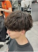 波巻きパーマ人気メンズパーマシャドウパーマ