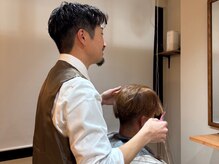 理容室ならではの顔そりで清潔感 メンズ/理容室/バーバー/パーマ