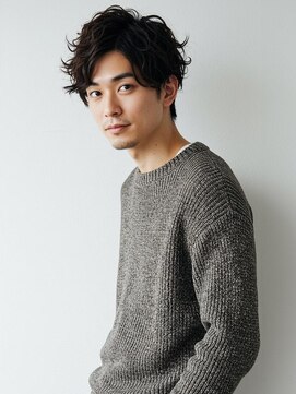 無造作ニュアンスパーマ【河内花園駅】