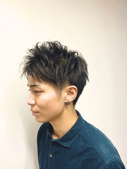 バーバーショップ テト キタヤマ(barber shop tete kitayama)の写真/【北山駅徒歩1分】メンズから定評あり!!ハイトーンカラーからデザインパーマまで予想を超える仕上がりに★