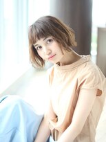 クィーンズガーデンバイケーツーギンザ(QUEEN’S GARDEN by K two GINZA)&nbsp;[K-two銀座]ぱっつんラインのカジュアルボブ