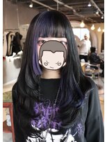 オルン(ORGN.)&nbsp;【2色デザイン】黒と紫で作る個性派カラー♪