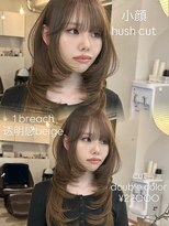 アンカーバイナチュラル(anchor by natural) 韓国風/レイヤー/前髪カット/オリーブ/透明感/ハッシュカット