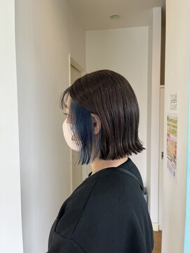 サラ 新宮店(SARA) 【新宮　古賀　東区】イヤリングカラー／インナーブルー