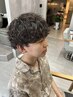 毛質を扱いやすく改善パーマ（メンズ）＋ i トリートメント