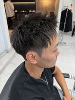 リアリクス(REALIX)&nbsp;刈り上げアップバングショートツーブロック大宮メンズ