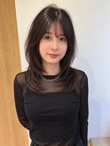 ノラ ギンザ(NORA GINZA)&nbsp;小顔レイヤーカット×大人ウルフ×前髪あり20代30代40代50代60代